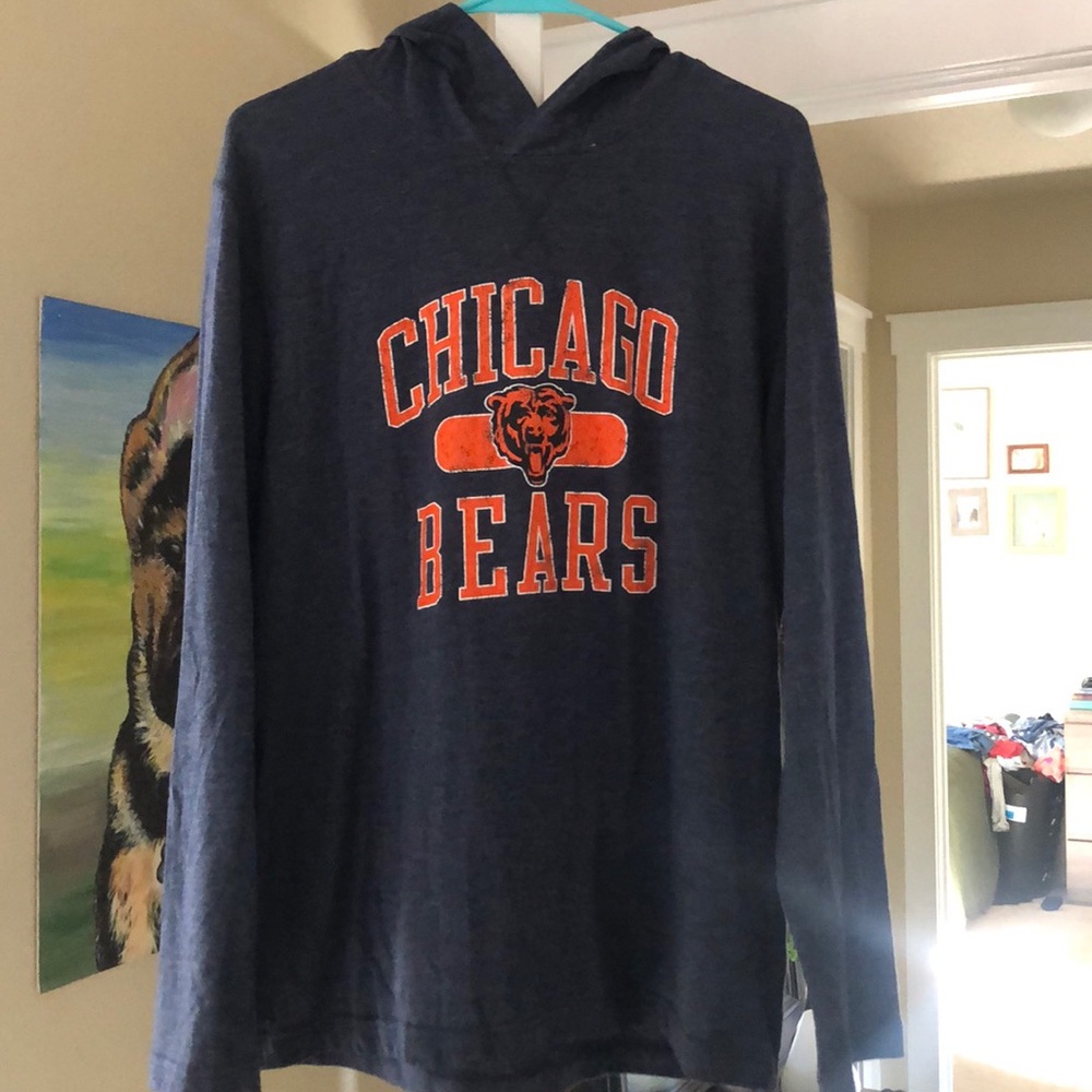 Hooded Long Sleeve Chicago Bears